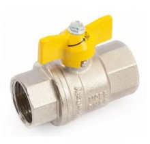 F/F BALL VALVE  W/BUTTERFLY GAS NK 1"