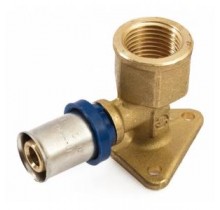 WALLPLATE ELBOW 1/2"-16-H=35
