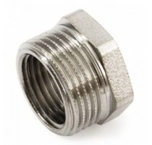 M/F HEXAGONAL BUSHING CHR. 1"1/2x1"
