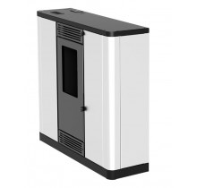 Камина пелетна "Aurora Slim" 8 kW - въздушна канална ( 1 въздуховод )