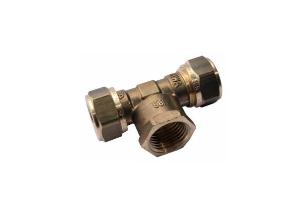 Компресионен тройник 22х1/2"F