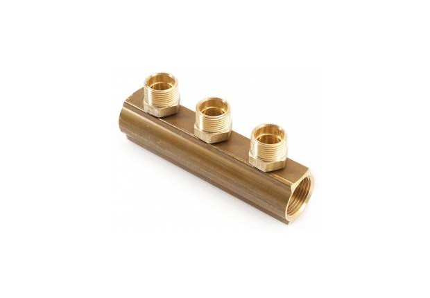 F/F MANIF. W/NIPPLE EK. 1"1/4x3/4" -T5