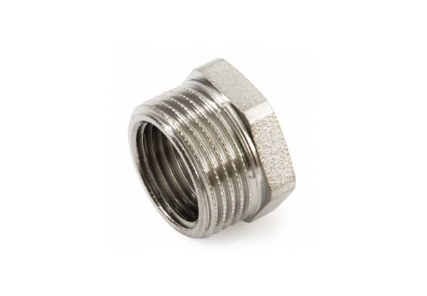 M/F HEXAGONAL BUSHING CHR. 3"x1"1/2