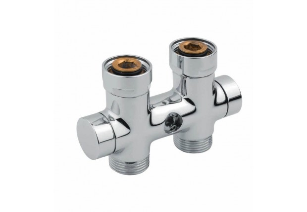 VALV TWIN MAN DR TR 3/4" F