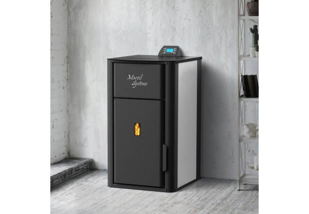Камина пелетна PB Hydro PB30 kW - с водна риза