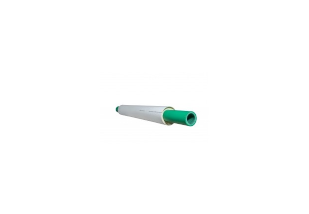 Изолирана ППР Тръба със стъклофибърна вложка 75x6.8/125 SDR 11 PPR/PUR/PVC AQUA PLUS PRINS